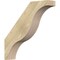 Ekena Millwork 6"W x 30"D x 30"H Funston Rough Sawn Knee Brace, Douglas Fir BRC06X30X30FST00RDF - alternate 1